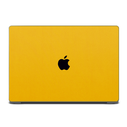 MacBook PRO 16 M1/M2/M3（2021-2023）Plain Color Leather Skins Yellow