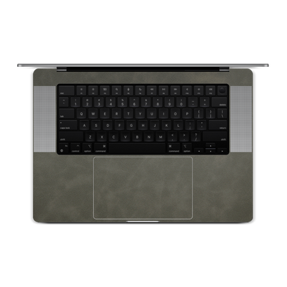 MacBook PRO 16 M1/M2/M3（2021-2023）Scrub Color Leather Skins Gray