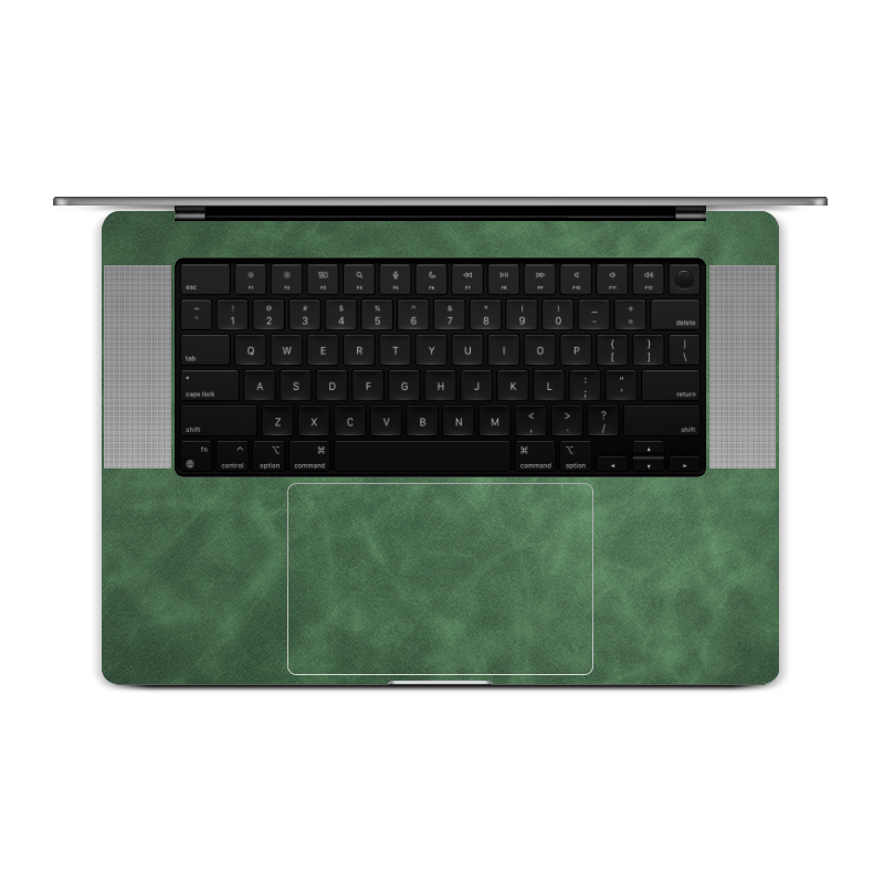 MacBook PRO 16 M1/M2/M3（2021-2023）Scrub Color Leather Skins Green