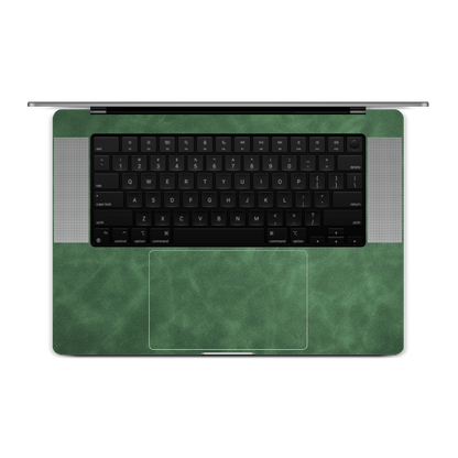 MacBook PRO 16 M1/M2/M3（2021-2023）Scrub Color Leather Skins Green