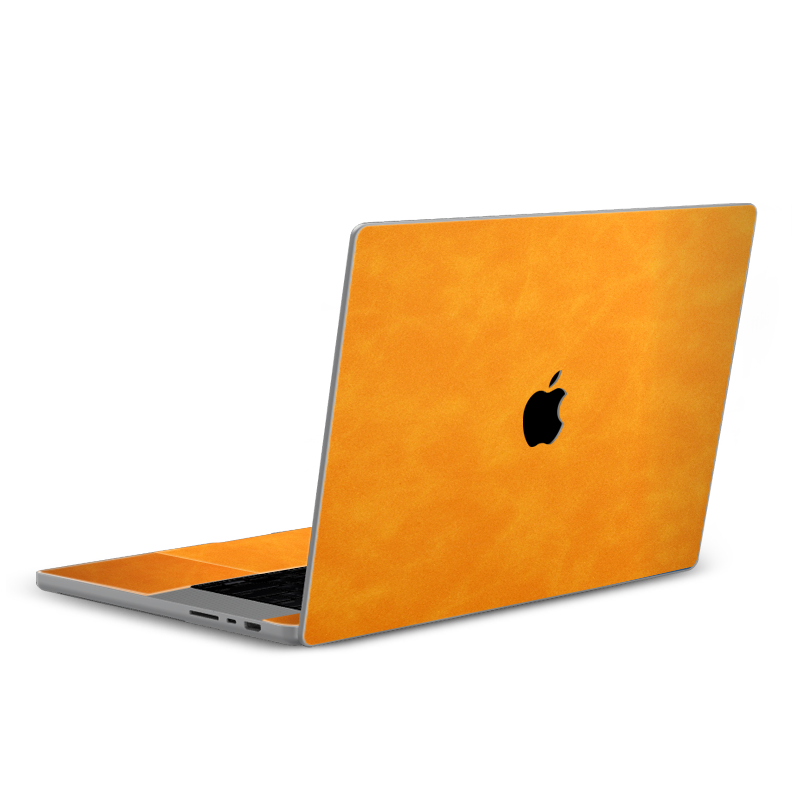 MacBook PRO 16 M1/M2/M3（2021-2023）Scrub Color Leather Skins Orange