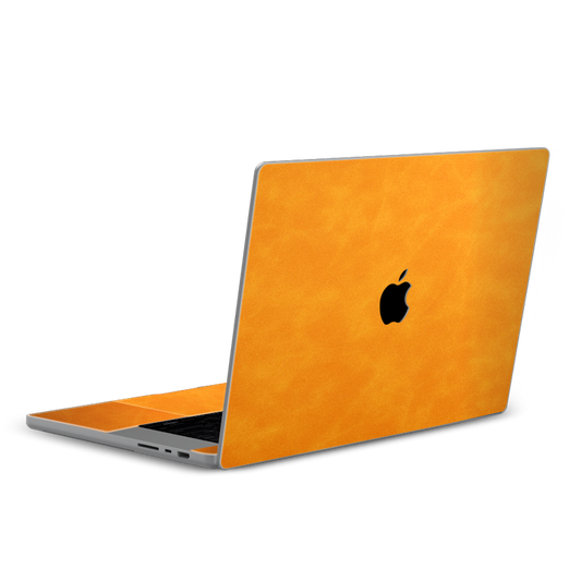 MacBook PRO 16 M1/M2/M3（2021-2023）Scrub Color Leather Skins Orange