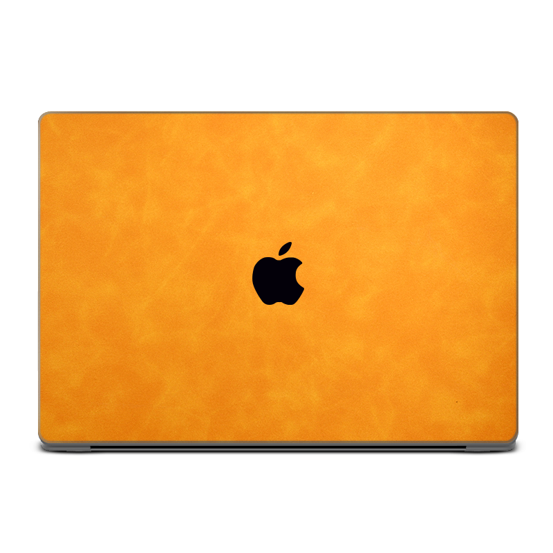 MacBook PRO 16 M1/M2/M3（2021-2023）Scrub Color Leather Skins Orange