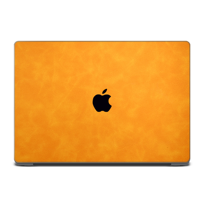MacBook PRO 16 M1/M2/M3（2021-2023）Scrub Color Leather Skins Orange
