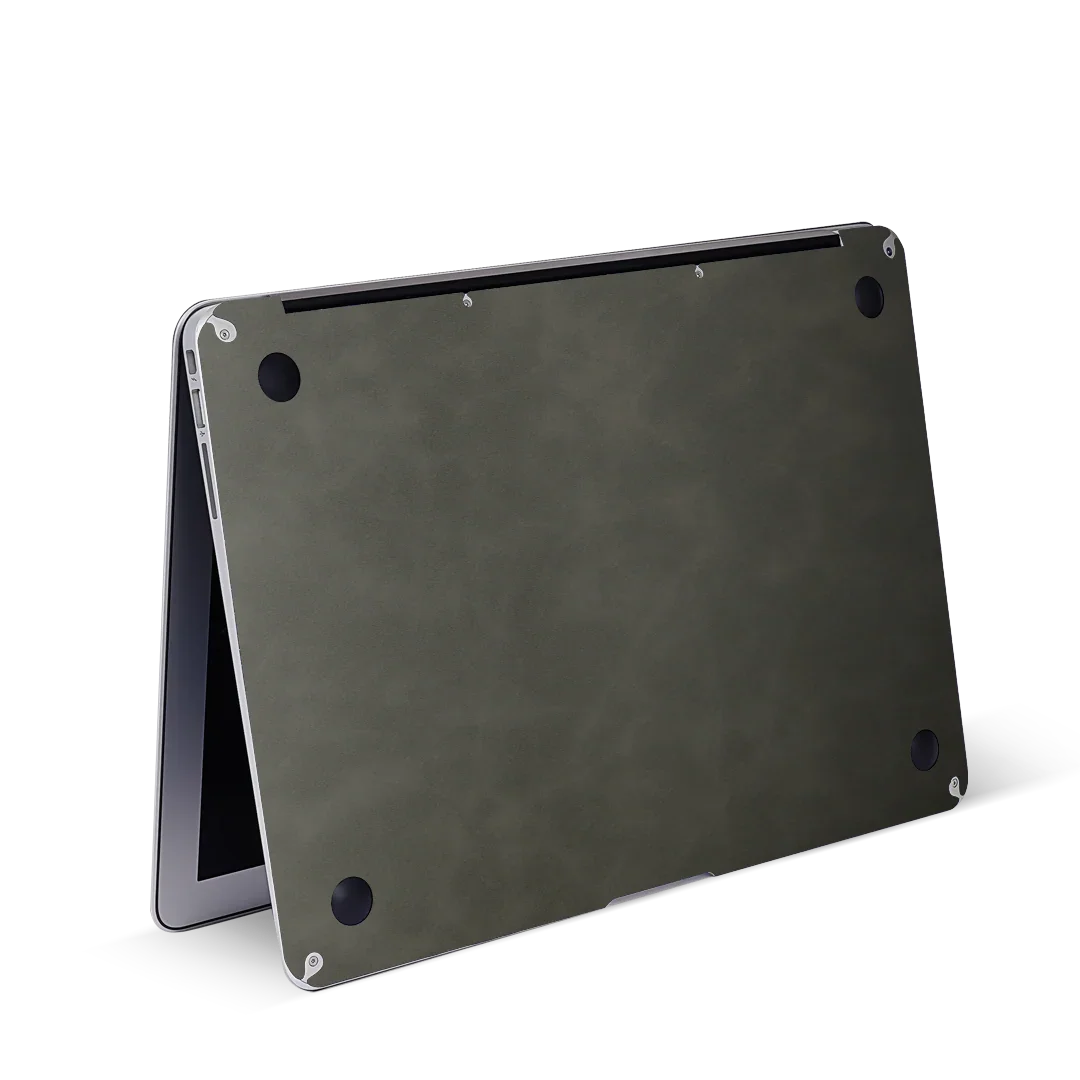 MacBook Pro 14 M4 2024 Scrub Coffee Leather Dark Gray