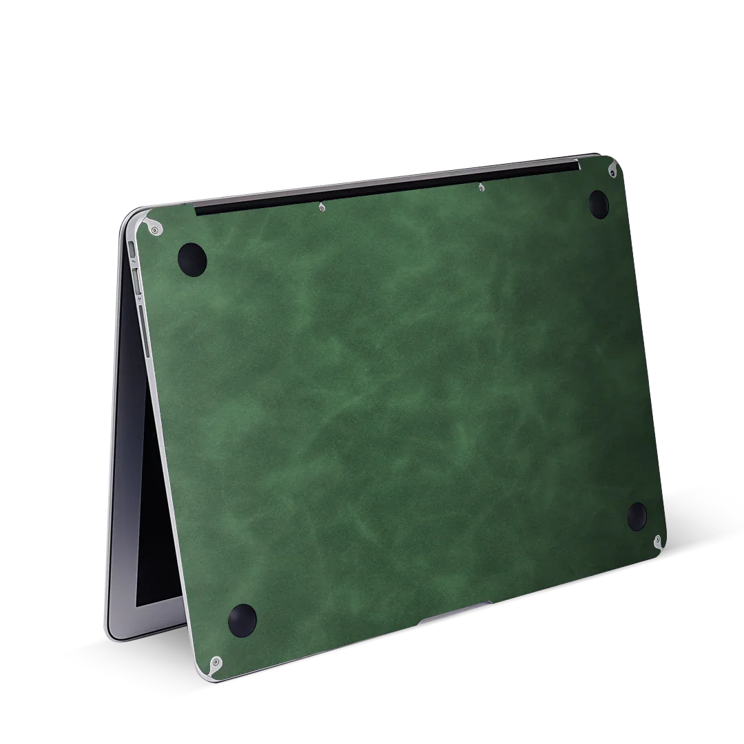 MacBook Pro 14 M4 2024 Scrub Coffee Leather Green