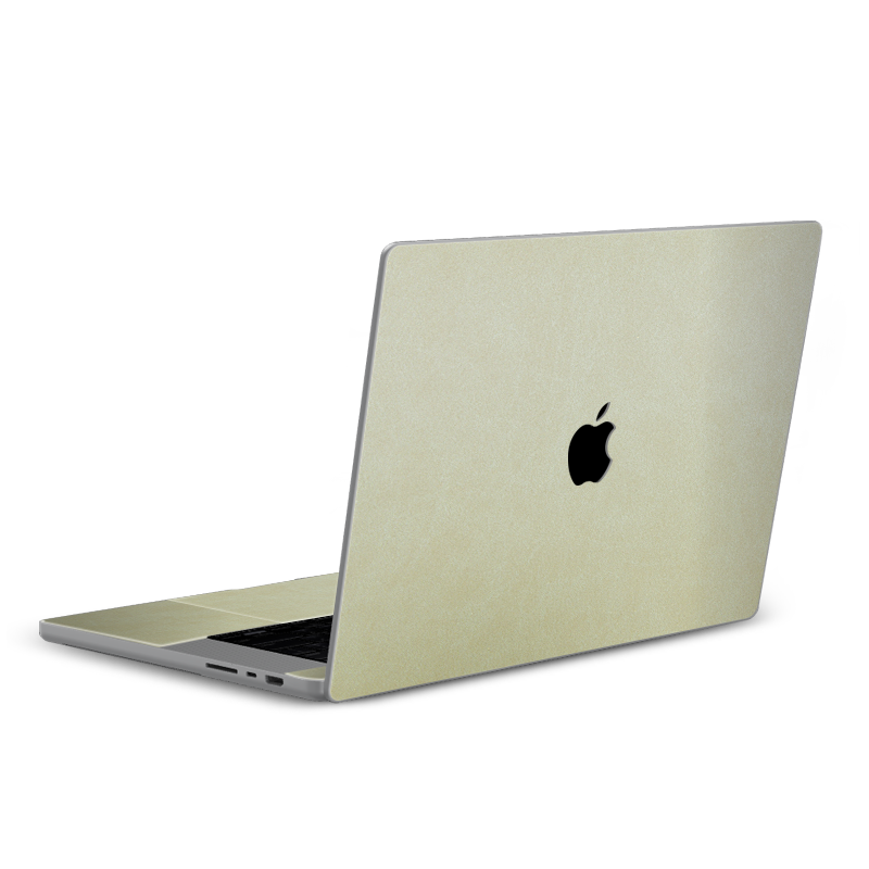 MacBook Pro 16 M4 2024 Plain color Leather Gold