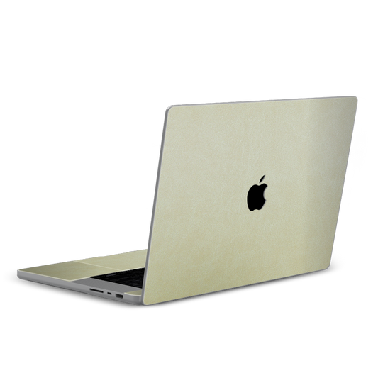 MacBook Pro 16 M4 2024 Plain color Leather Gold