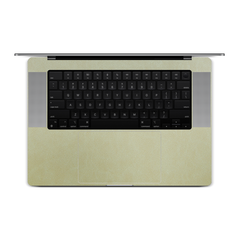 MacBook Pro 16 M4 2024 Plain color Leather Gold