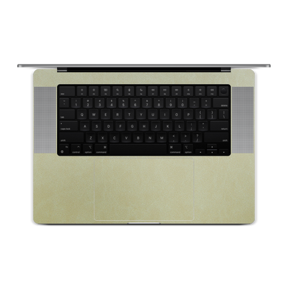 MacBook Pro 16 M4 2024 Plain color Leather Gold