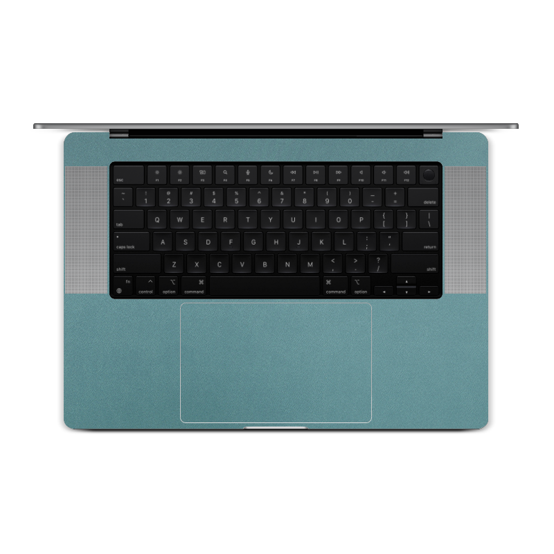 MacBook Pro 16 M4 2024 Plain Color Leather Teal