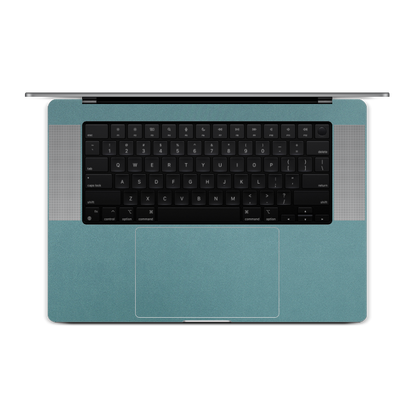 MacBook Pro 16 M4 2024 Plain Color Leather Teal