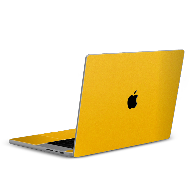 MacBook Pro 16 M4 2024 Plain Color Leather Yellow