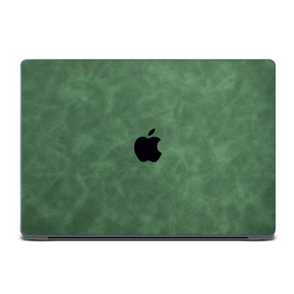 MacBook Pro 16 M4 2024 Scrub Coffee Leather Green