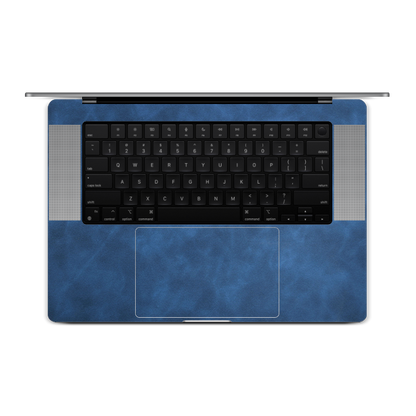 MacBook Pro 16 M4 2024 Scrub Coffee Leather Blue
