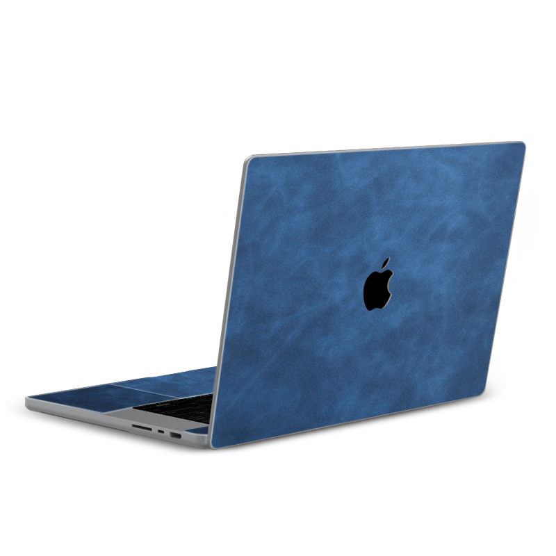MacBook Pro 16 M4 2024 Scrub Coffee Leather Blue