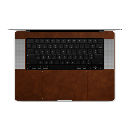 MacBook Pro 16 M4 2024 Scrub Coffee Leather Coffee