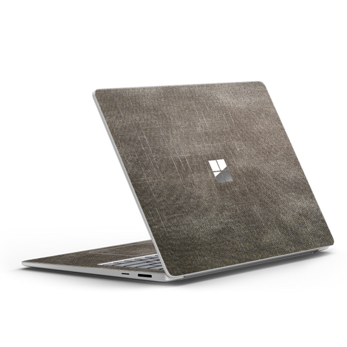 Denim Laptop Skin Cover for Microsoft Surface – Stylish Protective Wrap - Black