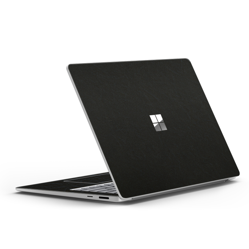 Surface Laptop Plain Color Leather Skins Black