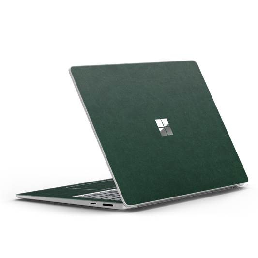 Surface Laptop Plain Color Leather Skins Green