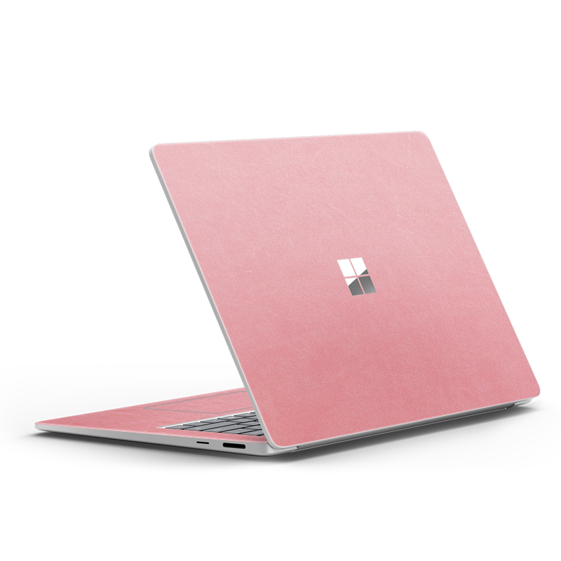 Surface Laptop Plain Color Leather Skins Pink