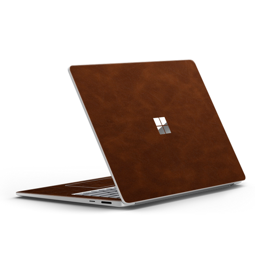 Leather Laptop Skin Cover for Microsoft Surface – Premium Protective Wrap - Coffee