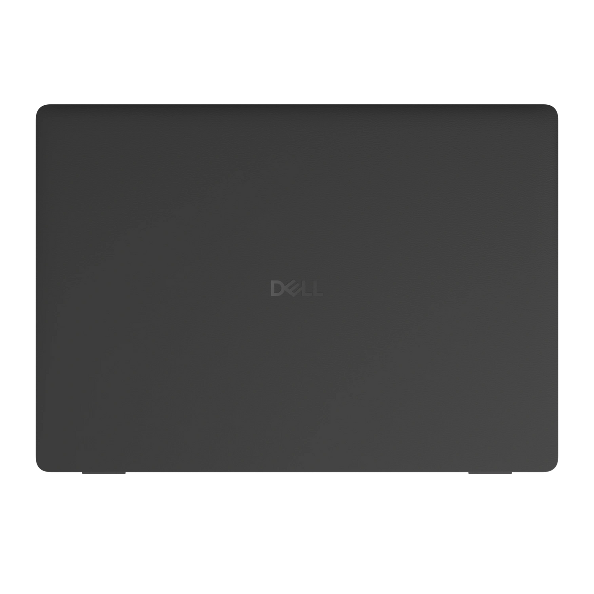 Graphite Black plain synthetic leather Dell business laptop skin, sku-a view. Rendered on Dell Pro 16 PC16250; exact cuts follow the selected model and coverage.