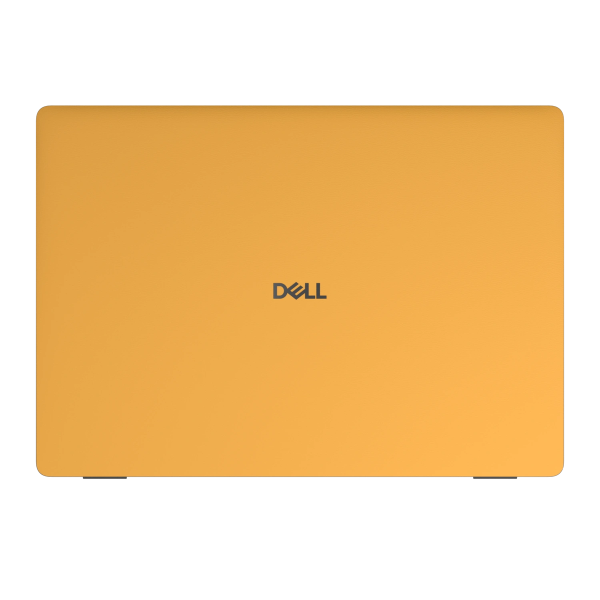 Wutong Yellow plain synthetic leather Dell business laptop skin, sku-a view. Rendered on Dell Pro 16 PC16250; exact cuts follow the selected model and coverage.