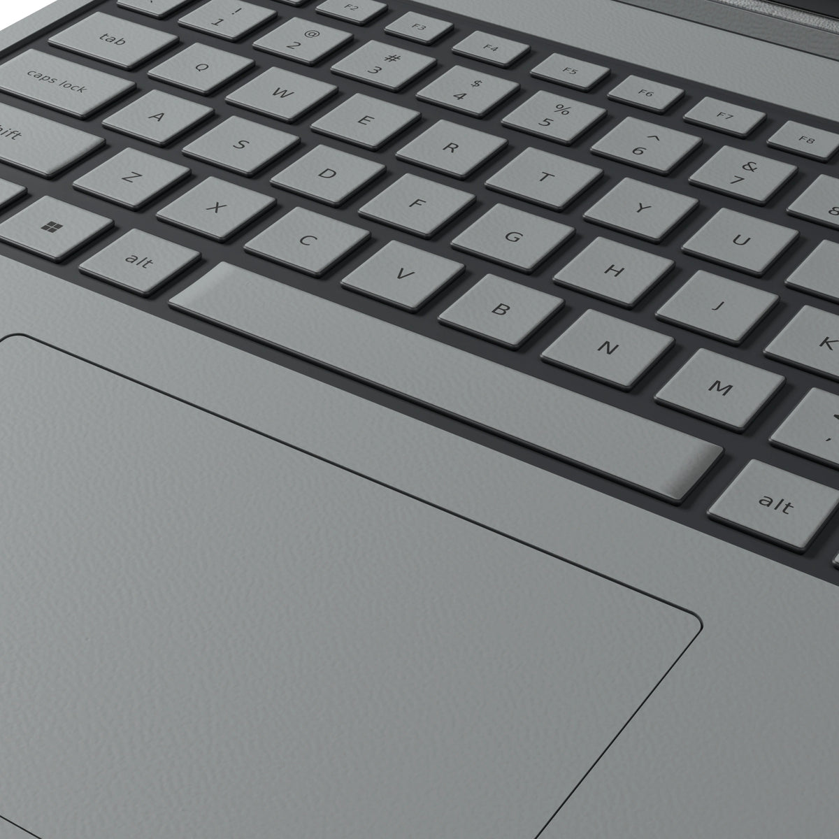 Dwantran Hibiscus Lenovo laptop skin in Classic Gray, showing a close-up of the textured pattern on a white background.
